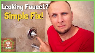 How To Fix A Leaking or Dripping Shower Head or Bathtub Faucet [upl. by Venus218]