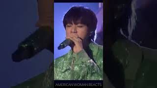 BTS Jin performs quotRunning Wildquot live on Jimmy Fallon show bts shorts shortvideo [upl. by Silva508]