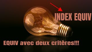 la fonction INDEX EQUIV [upl. by Clarey771]