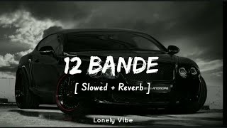 12 Bande  Slowed  Reverb   varinder brar song Use headphones 🎧🎧 [upl. by Eustashe]