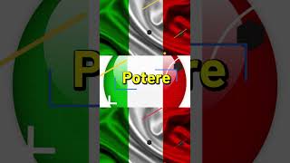 VERBO ITALIANO Potere [upl. by Wareing]