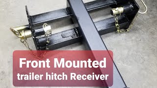 Front mounted trailer hitch receiver DIY Removable RT3 mount [upl. by Ricardama]