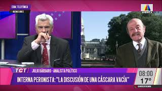 Julio Barbaro y su análisis de la Interna peronista quotla discusión es una cáscara vacíaquot [upl. by Arjan205]