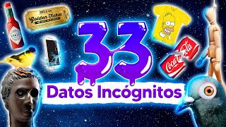 33 DATOS INCÓGNITOS que NO sabías 🤯 8 [upl. by Ayekram]