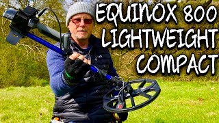 Equinox 800 Metal Detector TeleKnox Carbon Fibre Shaft amp 3D Printed Folding Grip tresurehunting [upl. by Vallo]