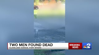 Death investigation underway after bodies of 2 men found off Cleveland Ave in Fort Myers [upl. by Pfeffer]