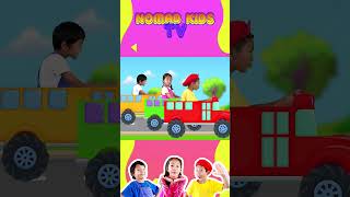 Yellow Bus  Funny Kids Songs amp Nursery Rhymes by Nomad Kids shorts kidsongs [upl. by Nogem]