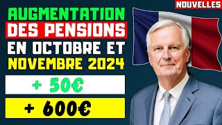 🚨Retraites  des augmentations attendues en octobre et novembre 2024 pour des millions de Français [upl. by Teriann241]