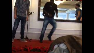 Pablo Armero bailando en reunión del Napoli [upl. by Enieledam447]