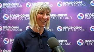 SpaceComm Expo Scotland Interview with Karen Wilson Strategic Lead Scottish Enterprise [upl. by Yrrah]