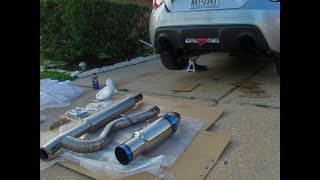 TOMEI TYPE 80 INSTALL  LOUDEST EXHAUST FOR FRSBRZ [upl. by Nnasus]