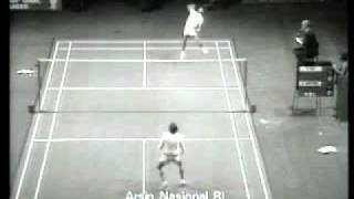 1975 All England Badminton Final Sven Pri vs Rudy Hartono 梁海量 Classic [upl. by Ytok]