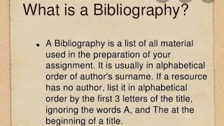 Bibliography  Vancovers Referencing Technique IN RESEARCH PROJECT THESIS DISSERTATION [upl. by Eah]