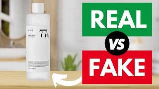 Anua Heartleaf 77 Soothing Toner real vs fake  IMPORTANT Things To Know [upl. by Bak740]