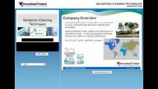 Cleaning Validation Techniques Webinar  IPC [upl. by Hauhsoj968]