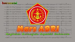 Mars ABRI  Angkatan Bersenjata Republik Indonesia  Aransemen Harmoni  Lirik Lagu Instrumental [upl. by Aidroc]