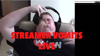 STREAMER VOMITS ON TWITCH  SOCIAL EATING [upl. by Fidele]