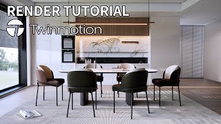 LEARN WITH ME Twinmotion 20232  Lumen Realtime Rendering Tutorial  Interior scene 2 twinmotion​ [upl. by Sisak248]