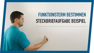 Funktionsterm bestimmen mit Bedingungen Steckbriefaufgabe  Mathe by Daniel Jung [upl. by Neerehs]