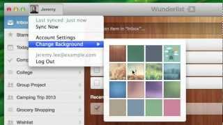 Getting Started with Wunderlist  Backgrounds [upl. by Jessen627]