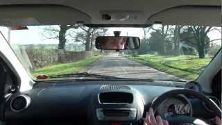 Aygo 50mph Rural Road [upl. by Alrzc]