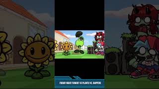 Friday Night Funkin VS Plants vs Rappers PVZ ModZombies Animation fnfplants FridayNightFunkin [upl. by Bab]