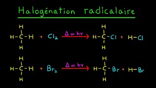 Halogénation radicalaire  Mécanisme [upl. by Cheney933]