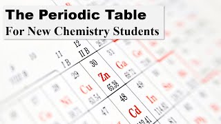 The Periodic Table Explained for First Time Chemistry Students [upl. by Nuahsak]