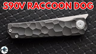 S90V FOR HOW MUCH  Maxace Raccoon Dog Folding Knife  Overview and Review [upl. by Proudfoot]