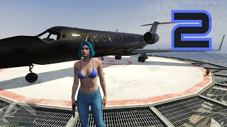 Aterrissando o Luxor no Maze Bank  Tentativa 2 GTA 5 [upl. by Child]