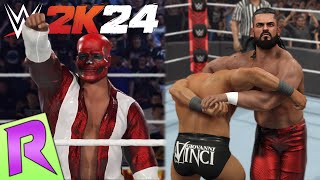 Andrade in WWE 2K24 With NEW THEME [upl. by Ellehcen271]