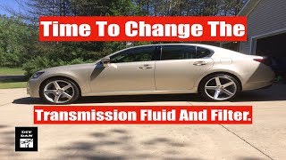 Lexus GS350 IS350 How To Change The Transmission Fluid And Filter [upl. by Alauqahs]