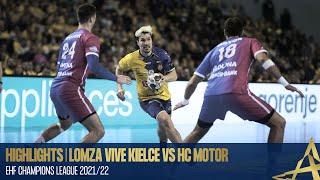 HIGHLIGHTS  Lomza Vive Kielce vs HC Motor  Round 12  EHF Champions League 202122 [upl. by Lebanna]