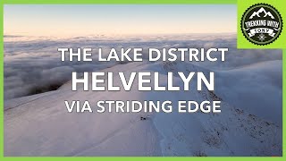 Helvellyn  Striding Edge  Swirral Edge  The Lake District National Park  Dangerous in winter [upl. by Levesque]