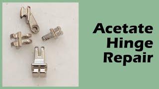 Effortless Double Hinge Repair for Acetate Frames [upl. by Khan]