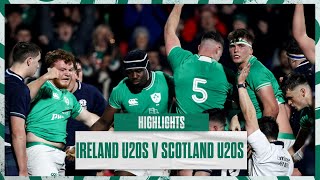 Highlights Ireland U20 v Scotland U20 [upl. by Sami503]