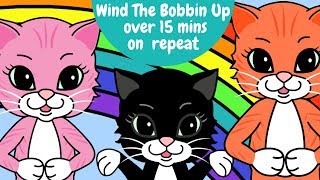 Wind The Bobbin Up Repeat amp Loop  Best Nursery Rhymes UK [upl. by Anitsyrk]