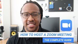 How to Host a Zoom Meeting The Complete Guide to Scheduling a Zoom Meeting From Anywhere [upl. by Zora370]