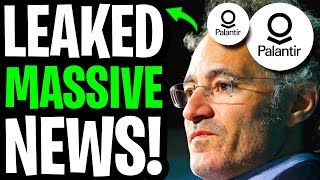 PALANTIR ALEX KARP BEGINS 40X GROWTH SECRET PLAN AFTER 50 EXPLODE  PALANTIR STOCK NEWS TODAY [upl. by Warchaw]