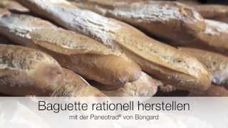 Rationelle Baguetteherstellung mit Paneotrad [upl. by Aniraad845]