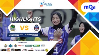 Petrokimia Volleyball Academy VS Kharisma Premium 30  Highlight Nusantara Cup 2024 Putri  Moji [upl. by Tarrant742]