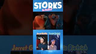 Storks Movie the wolves find the baby redubbed by voice actors Jarret Griffis and Dennis Dietrich [upl. by Linsk939]