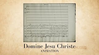 Domine Jesu Christe  ANIMATED LYRICS [upl. by Aidul899]