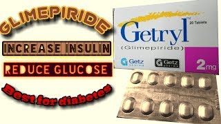 glimepiride tablet uses action and side effects hindiurdu [upl. by Ahsratal353]