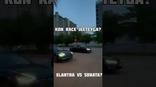 Elantra vs Sonata 25 toyota automobile civic cars funny civicnation trending [upl. by Netsuj803]