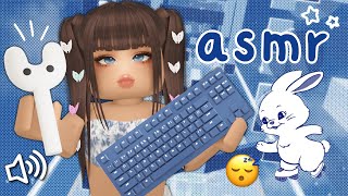 roblox asmr NewJeans Tower 🐰💙 but its very RELAXING [upl. by Milton396]