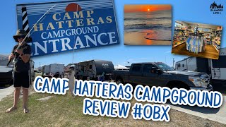 Camp Hatteras Campground and RV Resort Driving Tour  Bay to Ocean Rodanthe NC Outer Banks OBX [upl. by Enyaht]