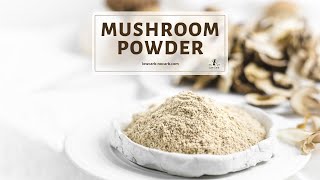 Homemade Mushroom Powder Seasoning [upl. by Aluor]