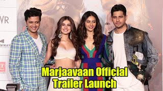 Marjaavaan Official Trailer Launch  Riteish Deshmukh Sidharth MalhotraTara Sutaria [upl. by Maxima]