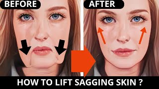 ANTIAGING FACE EXERCISES FOR SAGGING SKIN JOWLS  LAUGH LINES FOREHEAD MOUTH LINES FROWN LINES [upl. by Lahcim946]